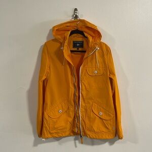 Penfield women’s rain jacket. Yellow. Size large